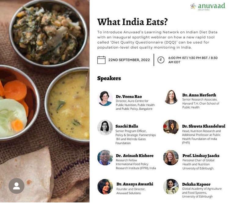 webinar what india eats